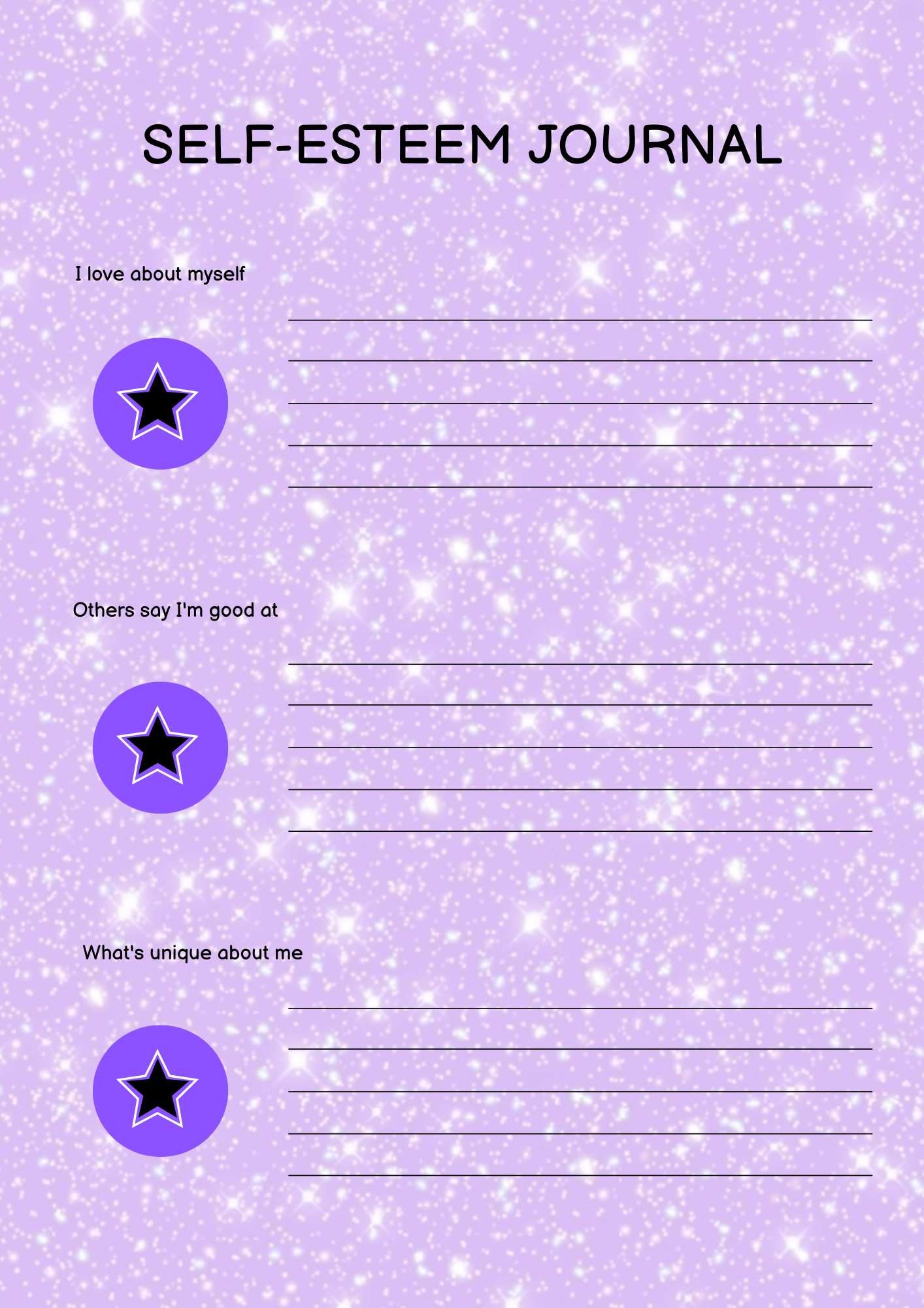 Self love journal