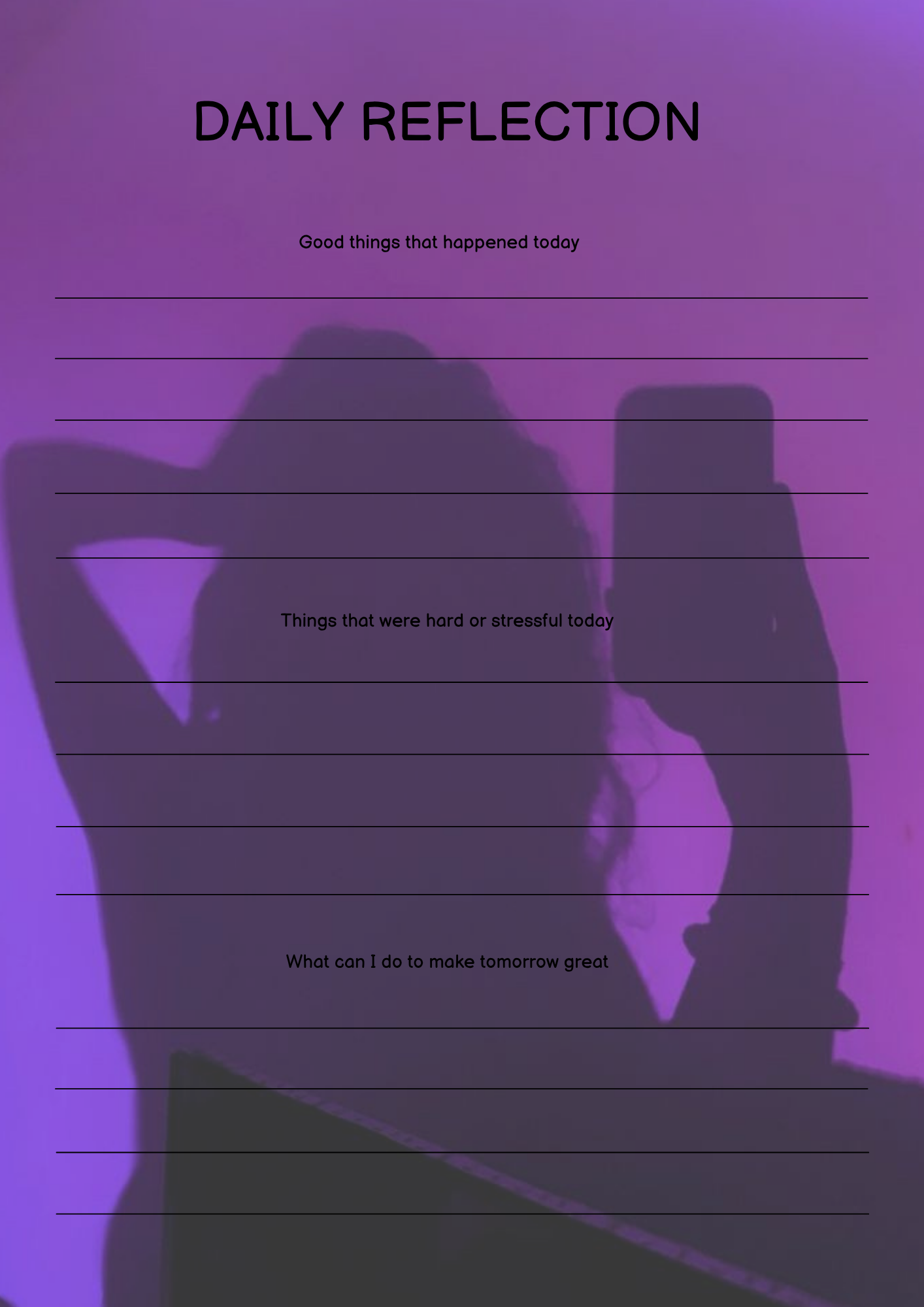 Self love journal