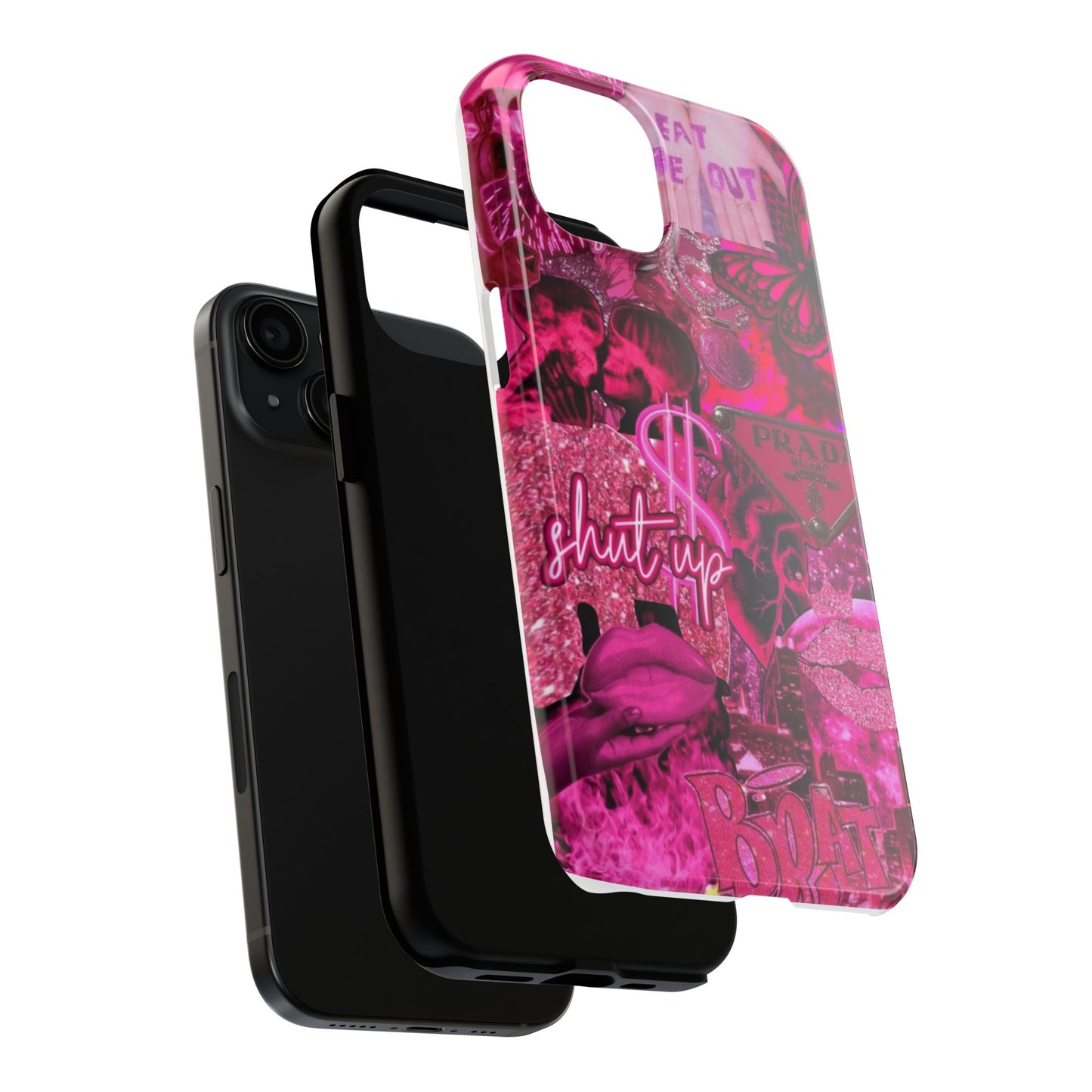 Pink Tough Phone Case for Girly Babes
