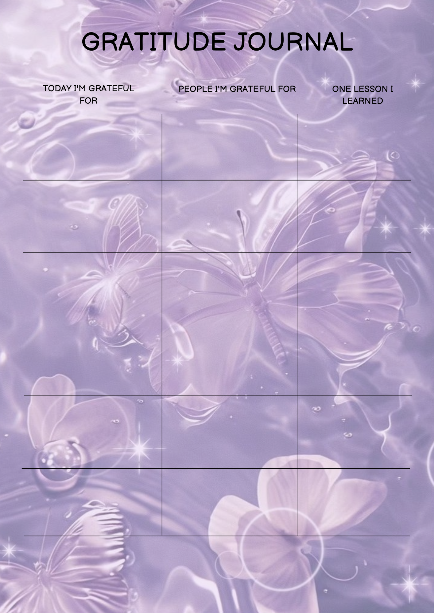 Self love journal